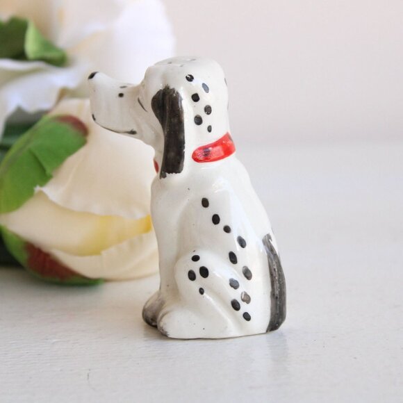 Vintage 1950s Salt and Pepper Shaker, Dalmatian Dog  S & P, Collectible Kitchen - Picture 6 of 10